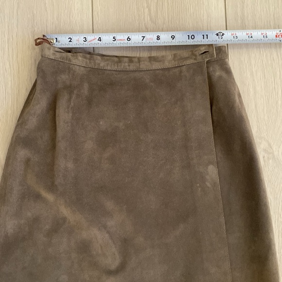 Grey Suede Skirt - Picture 8 of 10